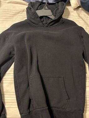 Fashion Nova Black Hooded Pullover Sweatshirt